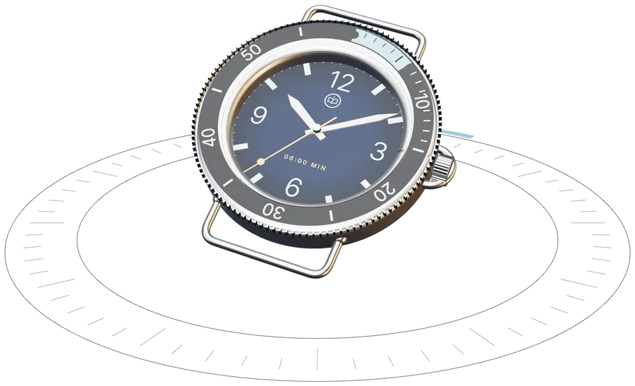 The Six Minutes on... dive watch on its dial